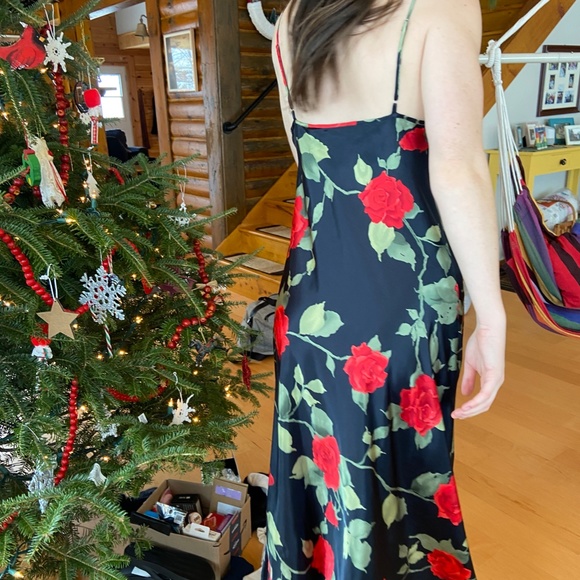 Kim Rogers Intimates Maxi Slip Dress - size Medium - Picture 3 of 7